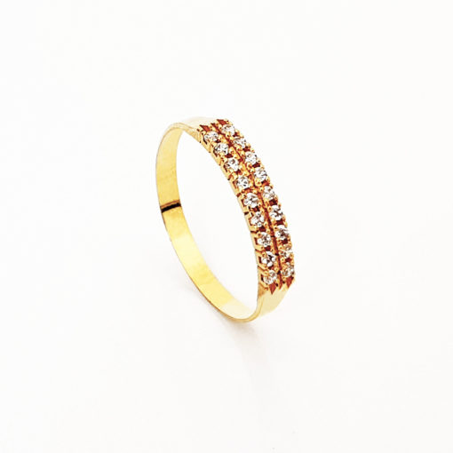 ANEL OURO 18K APARADOR ANDROMEDA ZIRCONIA - Image 3