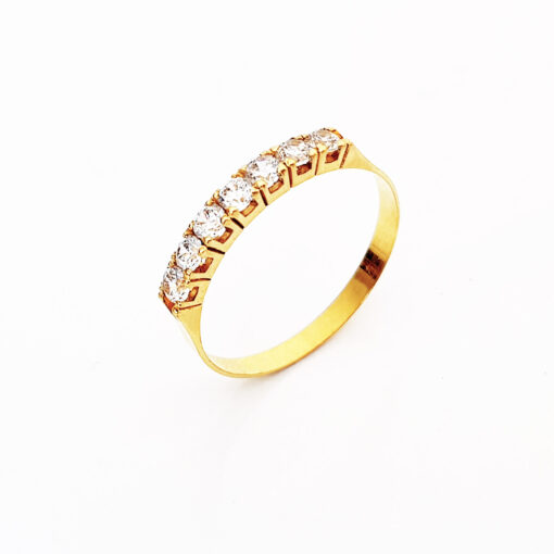 ANEL OURO 18K APARADOR COLUMBA DIAMOND